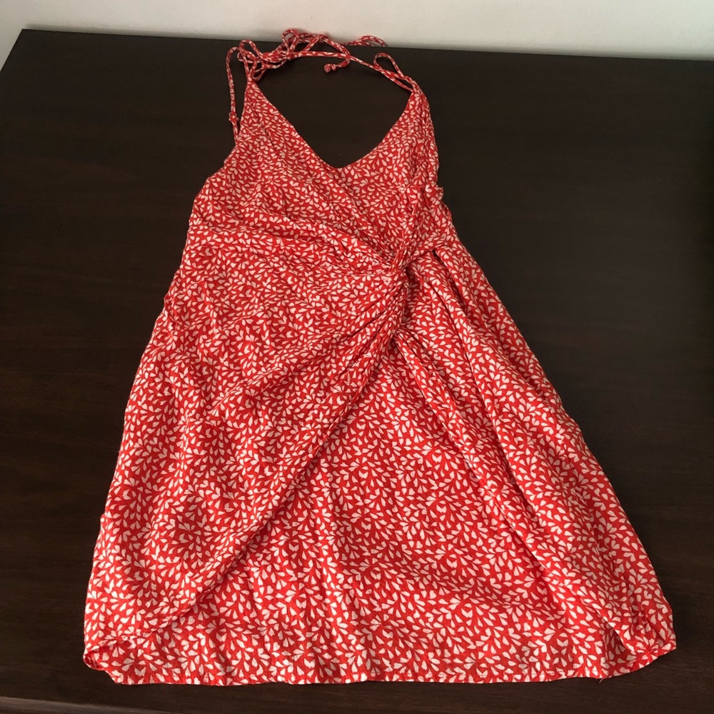 Audrey plus 1 red sun mini dress